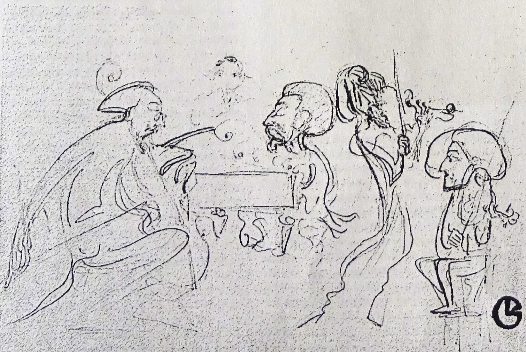 Le concert (Geloso et ses amis) par Georges Lacombe